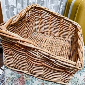 Rattan Boho Book Basket